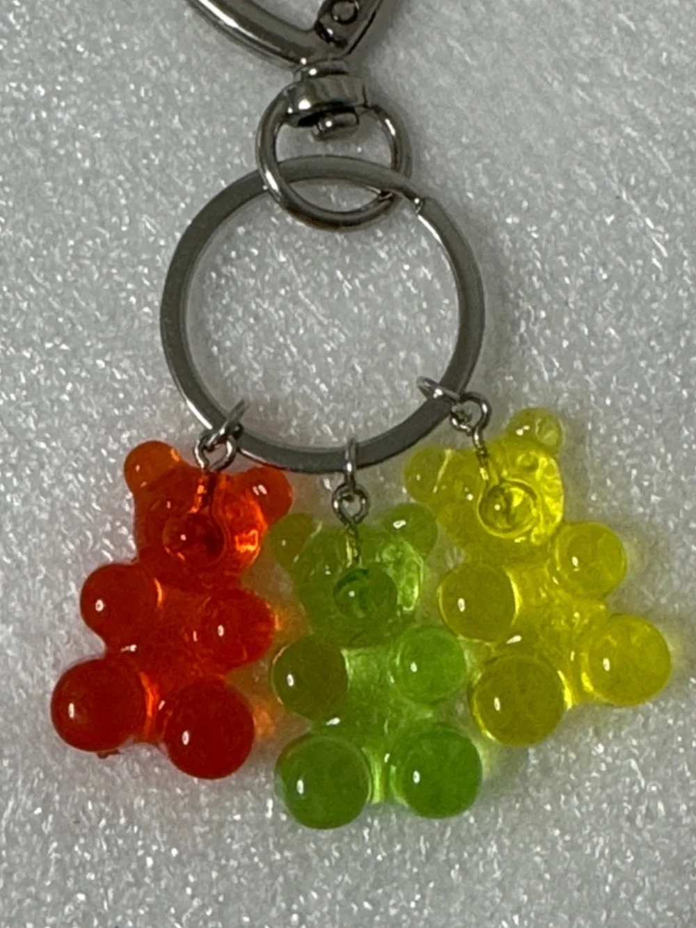 🖊️🐻✨ Cute Pen & Gummy Bear Keychain Set – Kawaii Stationery Gift